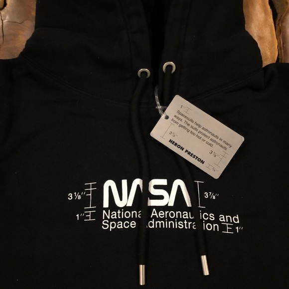 Heron Preston Black Manual Hoodie - Picture 2 of 3